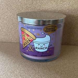Bath & Body Works Limited Edition Pizza and Ranch Candle NWT